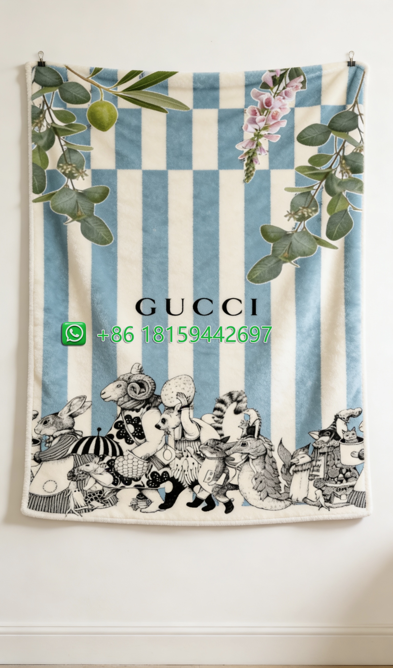Gucci Throw Blankets